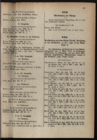 Verordnungsblatt für das deutschösterreichische Staatsamt für Heerwesen 19210727 Seite: 11