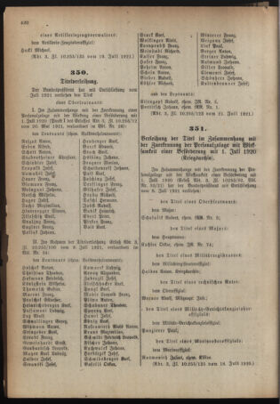 Verordnungsblatt für das deutschösterreichische Staatsamt für Heerwesen 19210727 Seite: 6