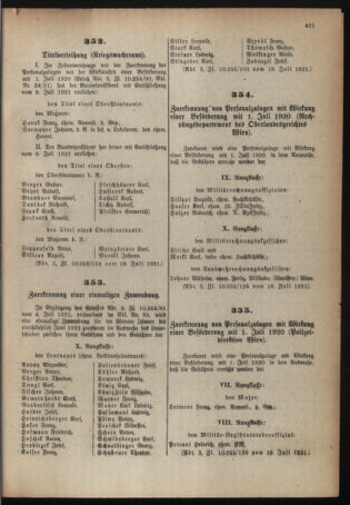 Verordnungsblatt für das deutschösterreichische Staatsamt für Heerwesen 19210727 Seite: 7