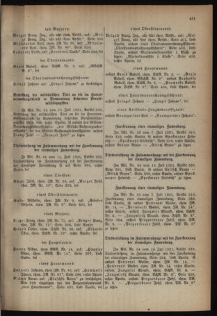 Verordnungsblatt für das deutschösterreichische Staatsamt für Heerwesen 19210801 Seite: 7