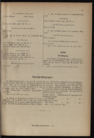 Verordnungsblatt für das deutschösterreichische Staatsamt für Heerwesen 19210810 Seite: 11