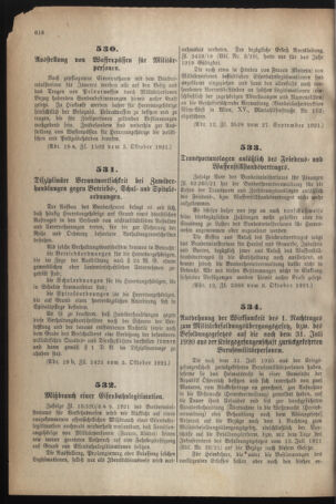 Verordnungsblatt für das deutschösterreichische Staatsamt für Heerwesen 19211008 Seite: 2