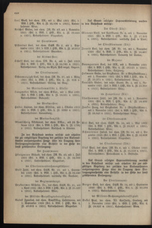 Verordnungsblatt für das deutschösterreichische Staatsamt für Heerwesen 19211022 Seite: 64