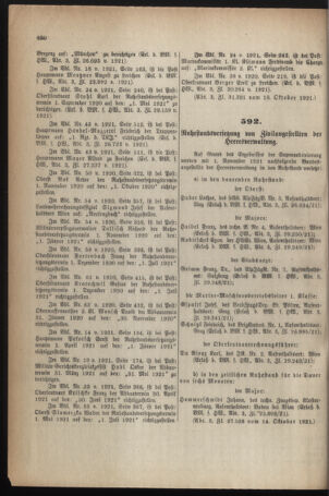 Verordnungsblatt für das deutschösterreichische Staatsamt für Heerwesen 19211022 Seite: 66