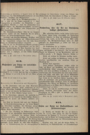 Verordnungsblatt für das deutschösterreichische Staatsamt für Heerwesen 19211111 Seite: 3