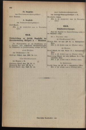 Verordnungsblatt für das deutschösterreichische Staatsamt für Heerwesen 19211119 Seite: 12