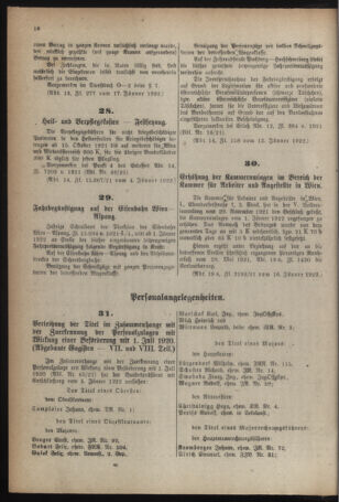 Verordnungsblatt für das deutschösterreichische Staatsamt für Heerwesen 19220121 Seite: 6