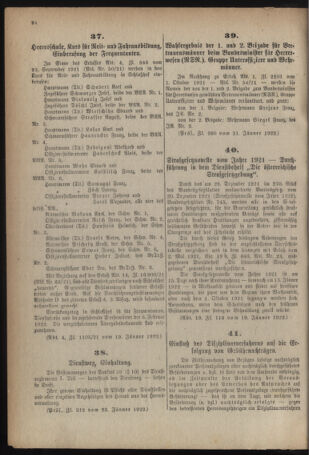 Verordnungsblatt für das deutschösterreichische Staatsamt für Heerwesen 19220128 Seite: 4