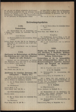 Verordnungsblatt für das deutschösterreichische Staatsamt für Heerwesen 19220225 Seite: 5