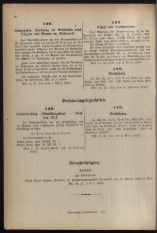 Verordnungsblatt für das deutschösterreichische Staatsamt für Heerwesen 19220311 Seite: 4