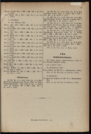 Verordnungsblatt für das deutschösterreichische Staatsamt für Heerwesen 19220318 Seite: 7