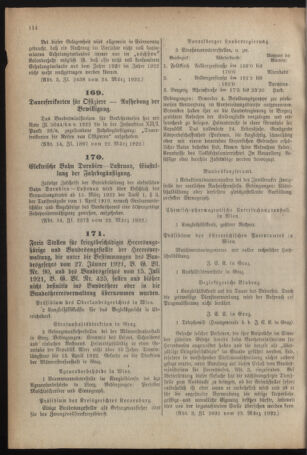 Verordnungsblatt für das deutschösterreichische Staatsamt für Heerwesen 19220401 Seite: 2