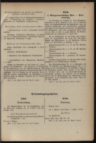 Verordnungsblatt für das deutschösterreichische Staatsamt für Heerwesen 19220506 Seite: 5