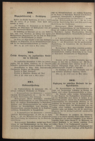 Verordnungsblatt für das deutschösterreichische Staatsamt für Heerwesen 19220513 Seite: 4