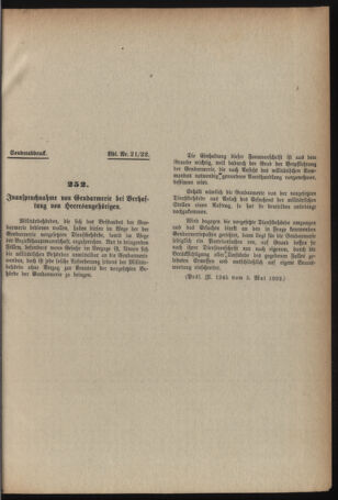 Verordnungsblatt für das deutschösterreichische Staatsamt für Heerwesen 19220524 Seite: 9