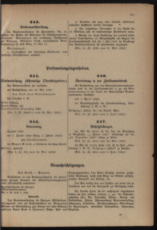 Verordnungsblatt für das deutschösterreichische Staatsamt für Heerwesen 19220610 Seite: 5