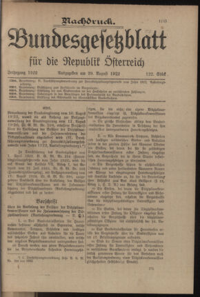 Verordnungsblatt für das deutschösterreichische Staatsamt für Heerwesen 19220829 Seite: 1