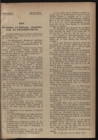 Verordnungsblatt für das deutschösterreichische Staatsamt für Heerwesen 19220916 Seite: 21