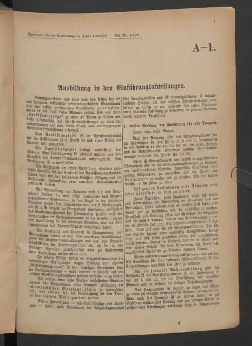 Verordnungsblatt für das deutschösterreichische Staatsamt für Heerwesen 19220923 Seite: 25