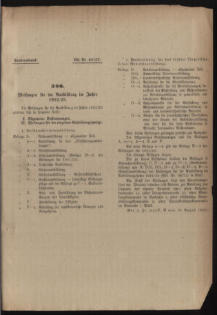 Verordnungsblatt für das deutschösterreichische Staatsamt für Heerwesen 19220923 Seite: 49