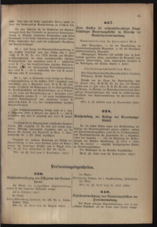 Verordnungsblatt für das deutschösterreichische Staatsamt für Heerwesen 19220930 Seite: 13