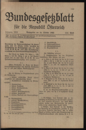 Verordnungsblatt für das deutschösterreichische Staatsamt für Heerwesen 19221020 Seite: 1