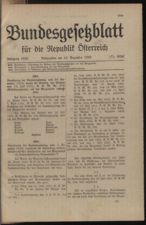 Verordnungsblatt für das deutschösterreichische Staatsamt für Heerwesen 19221213 Seite: 1