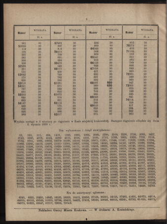 Dziennik rozporzaden dla stol. krol. m. Krakowa 18870112 Seite: 4