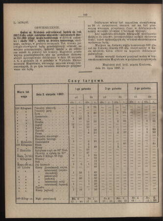 Dziennik rozporzaden dla stol. krol. m. Krakowa 18870808 Seite: 2