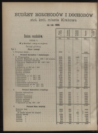 Dziennik rozporzaden dla stol. krol. m. Krakowa 18880310 Seite: 8