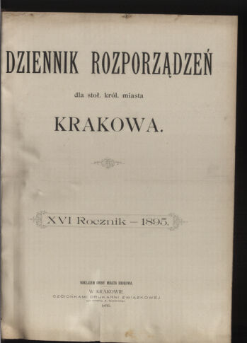 Dziennik rozporzaden dla stol. krol. m. Krakowa 18941231 Seite: 5