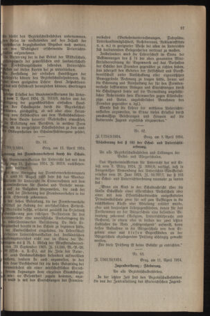 Verordnungsblatt für das Schulwesen in Steiermark 19240415 Seite: 3