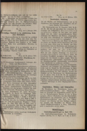 Verordnungsblatt für das Schulwesen in Steiermark 19250218 Seite: 3