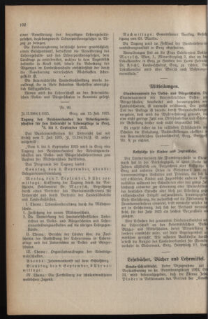 Verordnungsblatt für das Schulwesen in Steiermark 19250715 Seite: 6