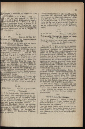 Verordnungsblatt für das Schulwesen in Steiermark 19270401 Seite: 5