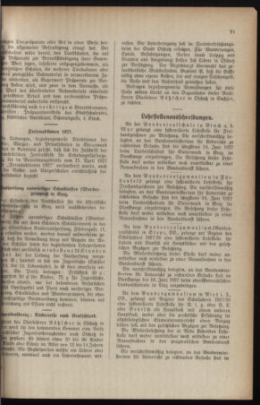 Verordnungsblatt für das Schulwesen in Steiermark 19270601 Seite: 7