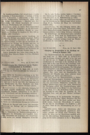 Verordnungsblatt für das Schulwesen in Steiermark 19290501 Seite: 3