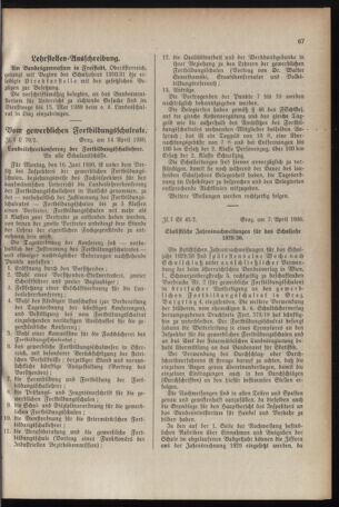 Verordnungsblatt für das Schulwesen in Steiermark 19300415 Seite: 9