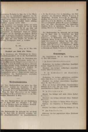 Verordnungsblatt für das Schulwesen in Steiermark 19300501 Seite: 15