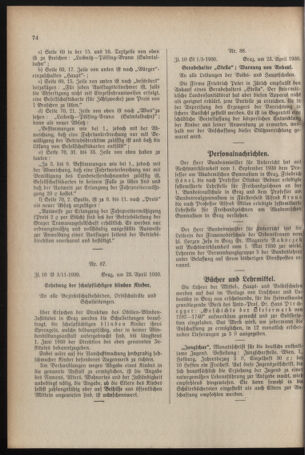 Verordnungsblatt für das Schulwesen in Steiermark 19300501 Seite: 4