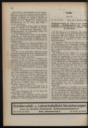 Verordnungsblatt für das Schulwesen in Steiermark 19341215 Seite: 2