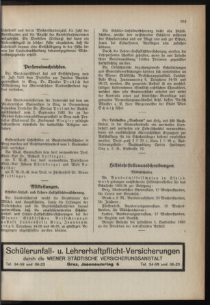 Verordnungsblatt für das Schulwesen in Steiermark 19350827 Seite: 3