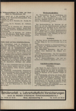 Verordnungsblatt für das Schulwesen in Steiermark 19350912 Seite: 7