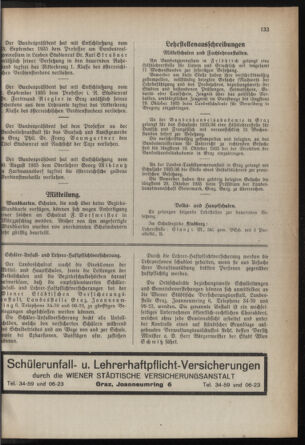 Verordnungsblatt für das Schulwesen in Steiermark 19351015 Seite: 7