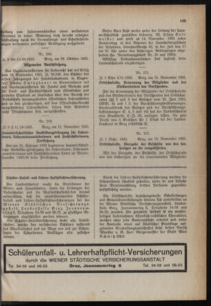 Verordnungsblatt für das Schulwesen in Steiermark 19351120 Seite: 7