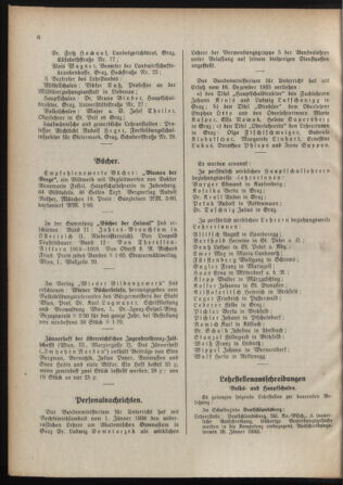 Verordnungsblatt für das Schulwesen in Steiermark 19360109 Seite: 6