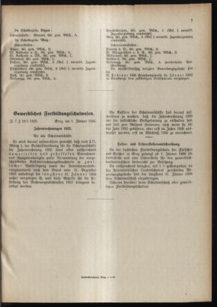 Verordnungsblatt für das Schulwesen in Steiermark 19360109 Seite: 7