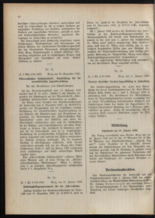 Verordnungsblatt für das Schulwesen in Steiermark 19360117 Seite: 4