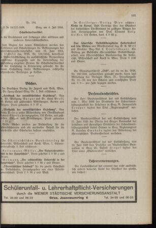 Verordnungsblatt für das Schulwesen in Steiermark 19360718 Seite: 3