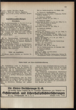 Verordnungsblatt für das Schulwesen in Steiermark 19361006 Seite: 11